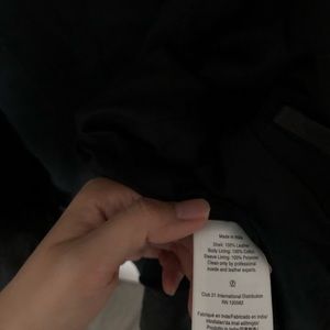 DKNY 100% leather jacket